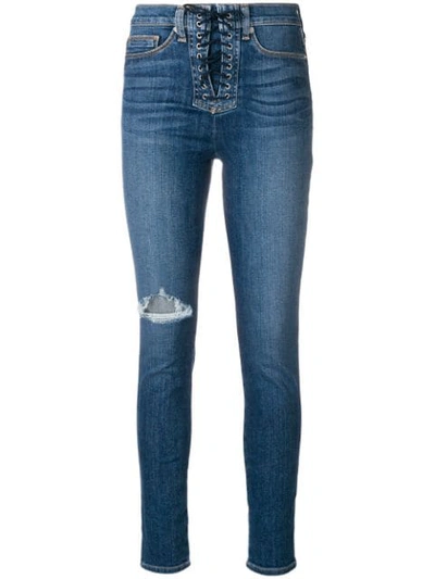 Hudson lace up jeans sale