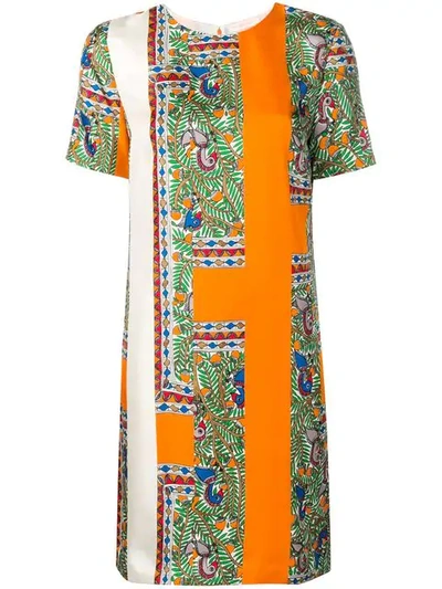 TORY BURCH SHIFT DRESS - 橘色