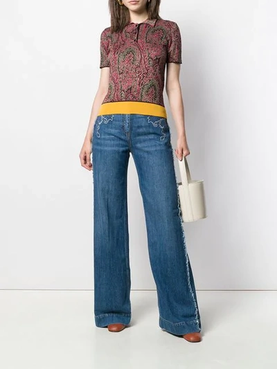 ETRO WIDE-LEG FLARED JEANS - 蓝色