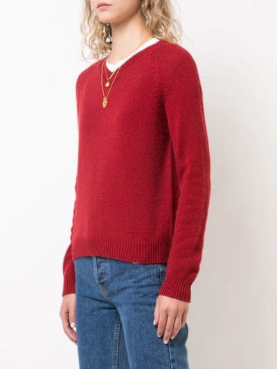 knitted v-neck sweater