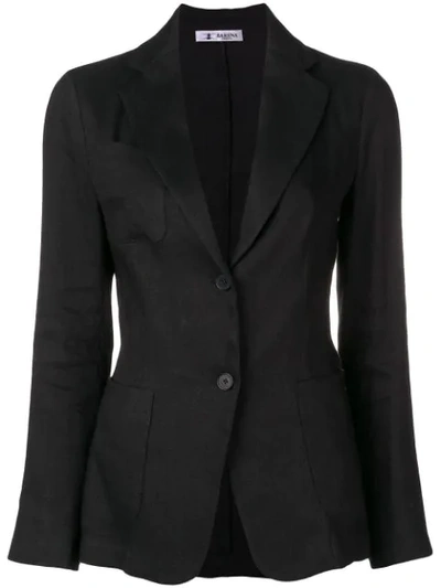Shop Barena Venezia Slim-fit Blazer In Black
