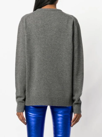 Shop Adaptation Fine Knit Jumper In Grey