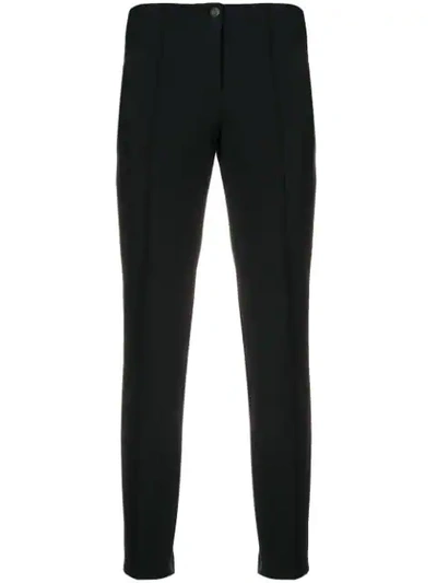 Shop Cambio Skinny Trousers In Black