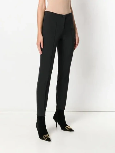 Shop Cambio Skinny Trousers In Black