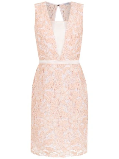 Shop Tufi Duek Lace Tube Dress In Pink