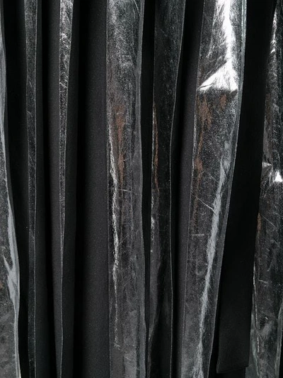 Shop Marni Pleated Midi Dress In Black
