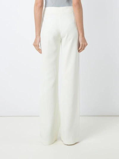 Shop Talie Nk Straight Trousers In White