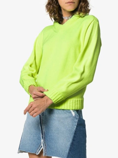 Shop Ashley Williams Grace Knit Jumper In Yellow