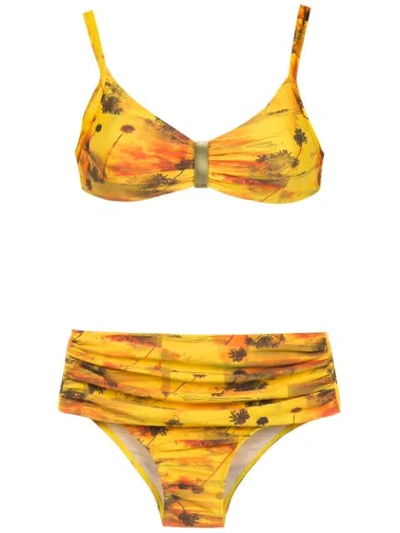 Shop Lygia & Nanny Anne Bikini Set In Yellow
