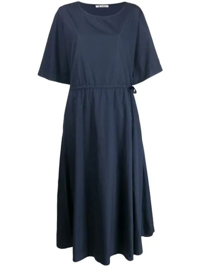 Shop Barena Venezia Barena Short-sleeve Flared Dress - Black