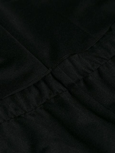 Shop Moncler Flared Track Pants In Black