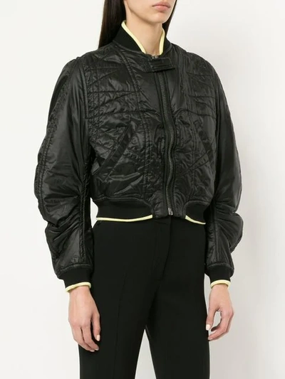 Shop Haider Ackermann Zoisite Technical Bomber Jacket In Black