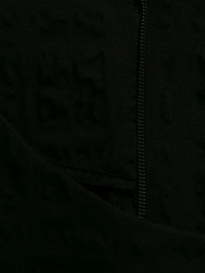 ANTONELLI TEXTURED PUFF SLEEVE DRESS - 黑色