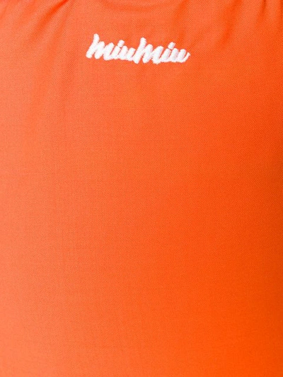 Shop Miu Miu High In Orange