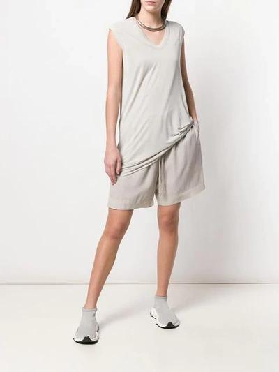 Shop Rick Owens Knitted Tank Top In Grey