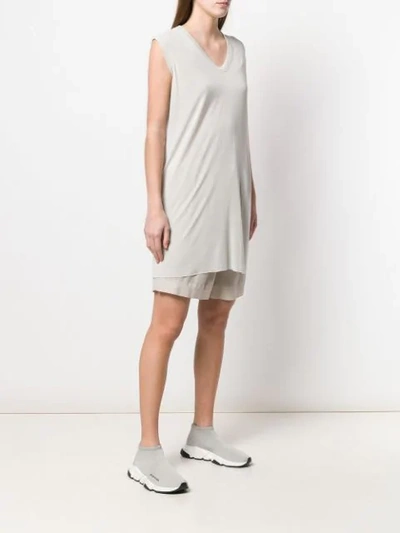 Shop Rick Owens Knitted Tank Top In Grey