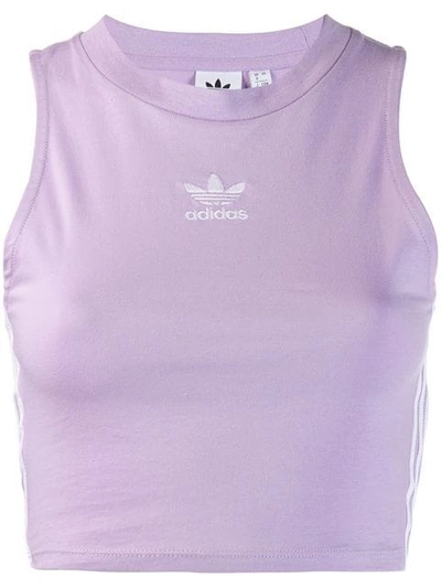 Adidas Originals Adidas Klassisches Cropped-top - Lila In Purple | ModeSens