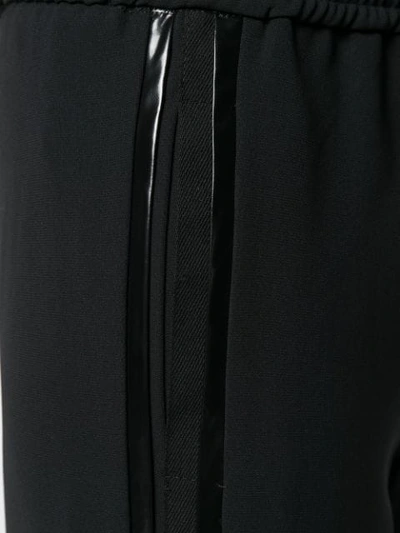 Shop N°21 Drawstring Straight Trousers In Black