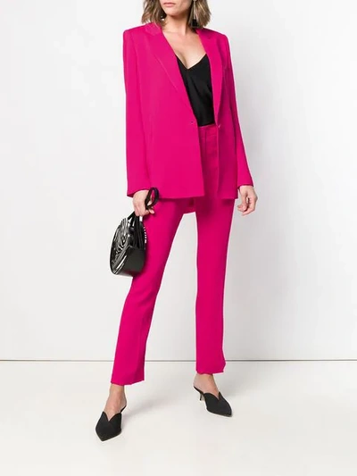 Shop Federica Tosi Skinny Trousers In Pink