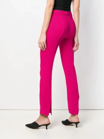 Shop Federica Tosi Skinny Trousers In Pink
