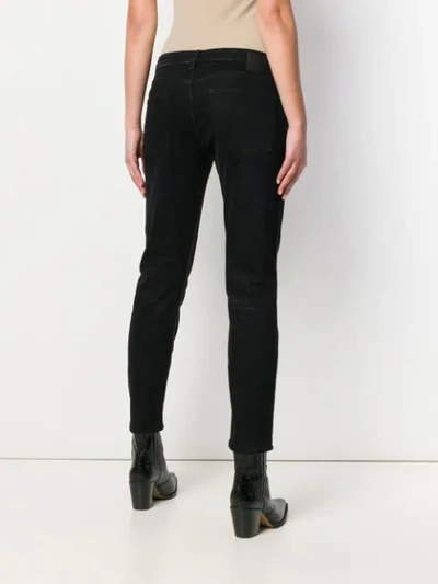 Shop R13 Skinny Boyfriend Jeans - Black