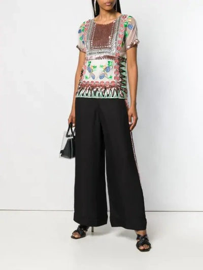 Shop Temperley London Sycamore Trousers In Black