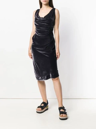 Shop Vivienne Westwood Anglomania Virginia Dress - Grey