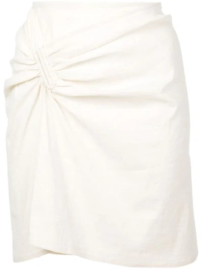 Shop A.l.c Fitted Mini Skirt In White
