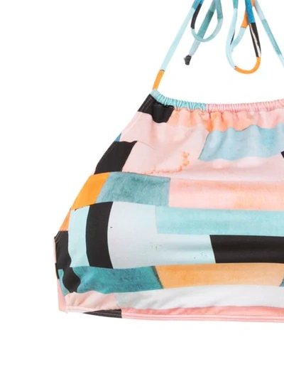 Shop Brigitte Color Block Bikini Set In Multicolour