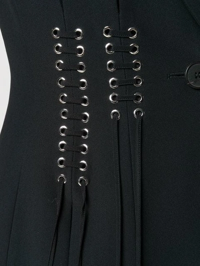 Shop Alexander Mcqueen Sleeveless Blazer-style Jacket In Black