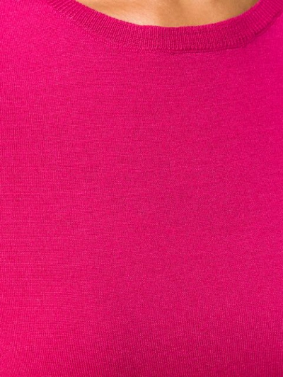 Shop Aspesi Round Neck Sweater In Pink