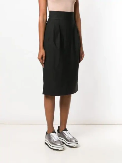 Shop Marc Jacobs Knee-length Pencil Skirt In Black