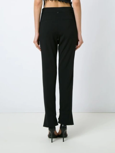 Shop Adriana Degreas Flared Trousers In Black
