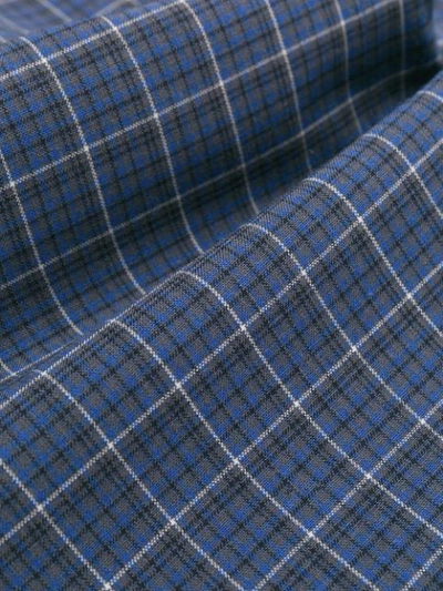 ACNE STUDIOS OVERSIZED CHECK SHIRT - 蓝色