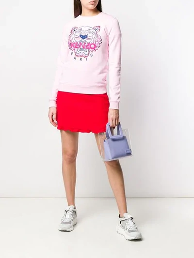 Shop Kenzo Tiger Sweatshirt In Pink