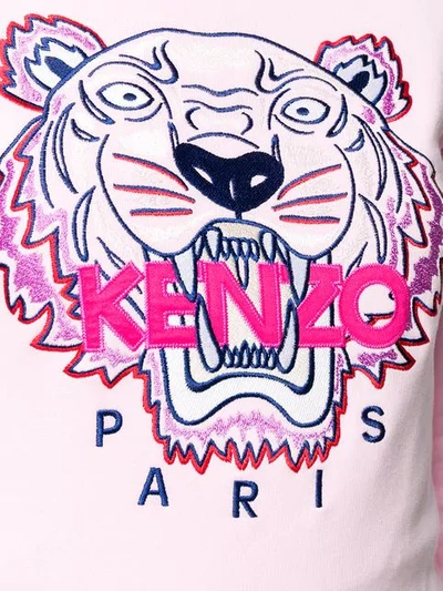 Shop Kenzo Tiger Sweatshirt In Pink
