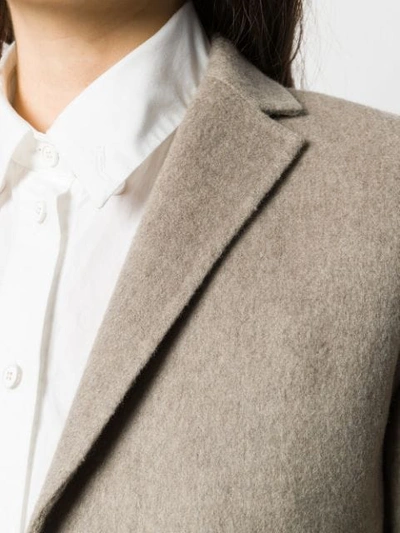 Shop Theory Single-breasted Fitted Blazer In Neutrals