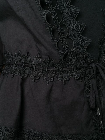 Shop Charo Ruiz Embroidered Waist In Black