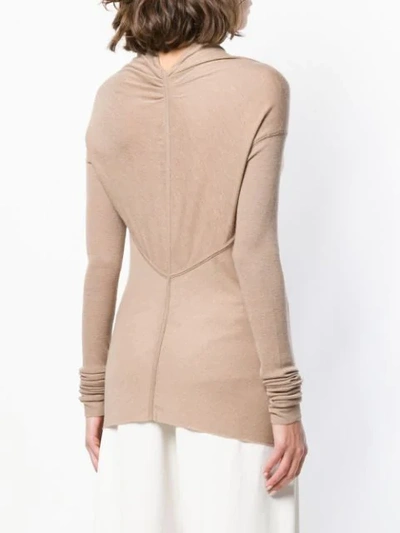 Shop Rick Owens Verzierter Rollkragenpullover In Neutrals