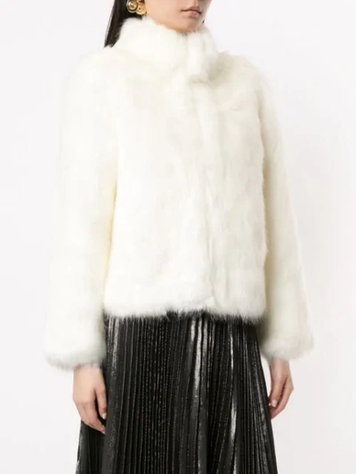 Shop Unreal Fur 'fur Delicious' Faux-fur-jacke - Weiss In White