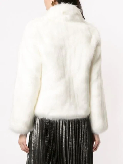 Shop Unreal Fur 'fur Delicious' Faux-fur-jacke - Weiss In White
