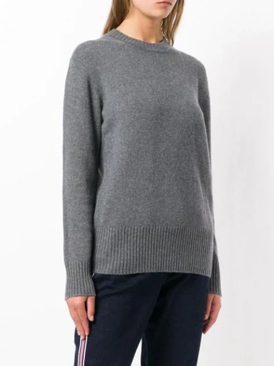 Shop Calvin Klein Round Neck Jumper - Grey