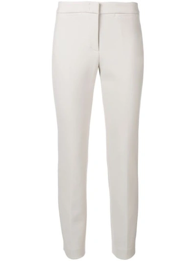 Shop Peserico Cigarette Trousers - Neutrals