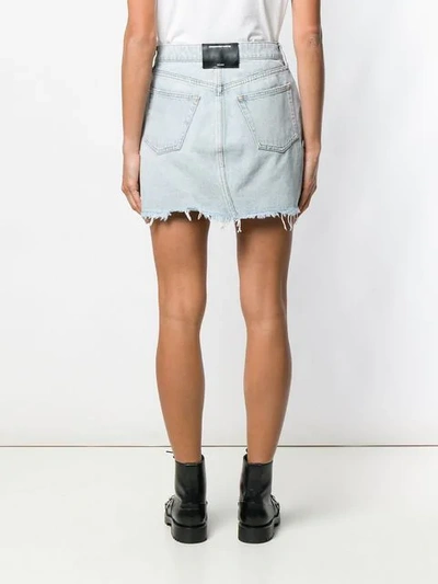 Shop Alexander Wang Combined Mini Skirt In Black