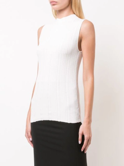 Shop Theory Sleeveless Knitted Top - White