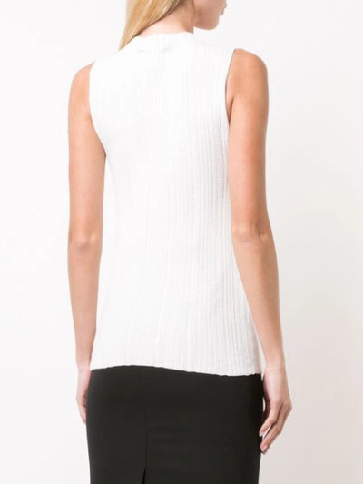 Shop Theory Sleeveless Knitted Top - White