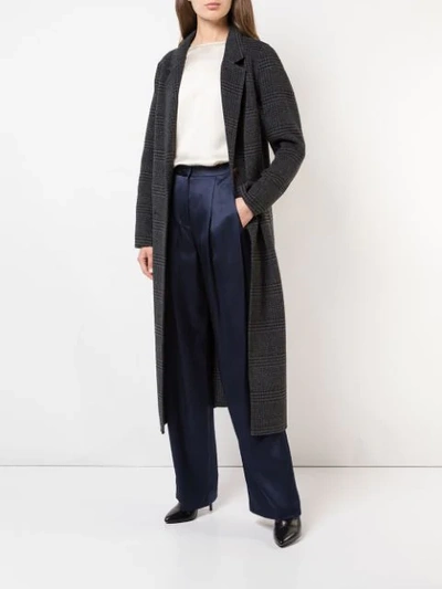 Shop Adam Lippes Pleated Trousers In Blue