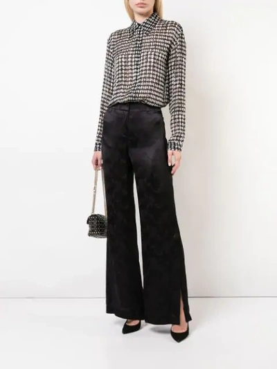 Shop Theory Polka Dot Shirt In Black