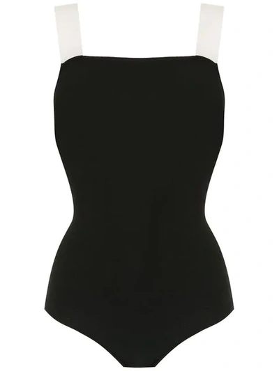 Shop Adriana Degreas Open Back Classique Swimsuit - Black