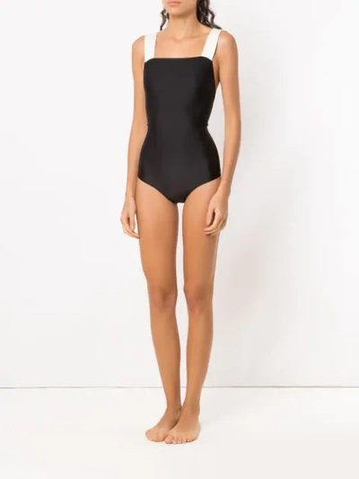Shop Adriana Degreas Open Back Classique Swimsuit - Black